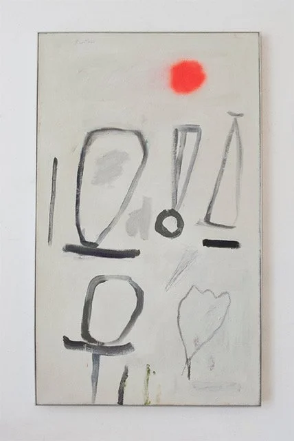    Abstract #1520  , 2020  Oil and graphite on linen  52 x 30 in. 