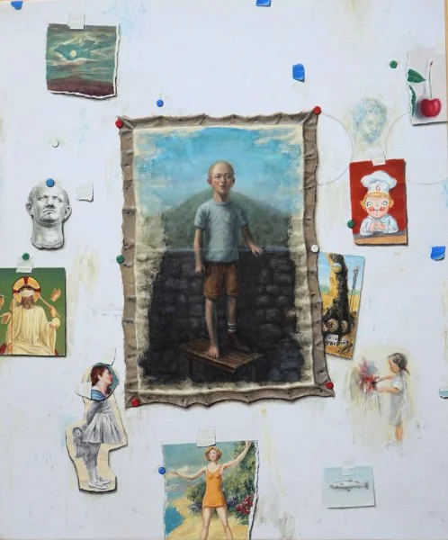    Found Self-Portrait  , 2021  Oil on panel  24 x 20 in. 