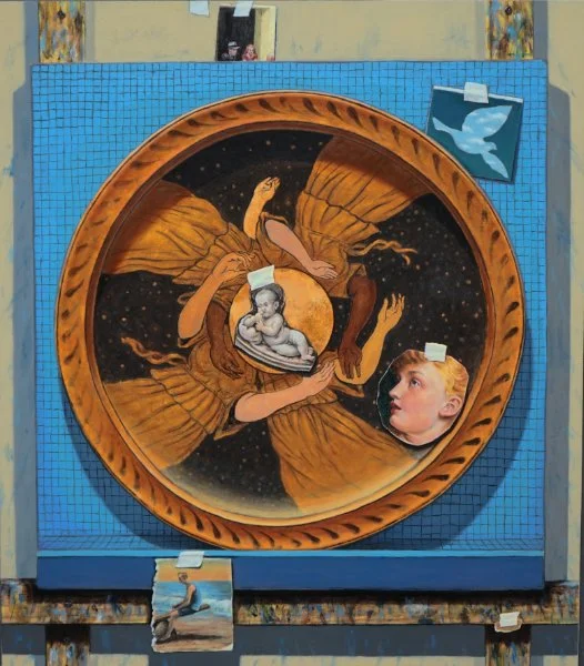    Seesaw Plate  , 2021  Oil on panel  24 x 21 in. 