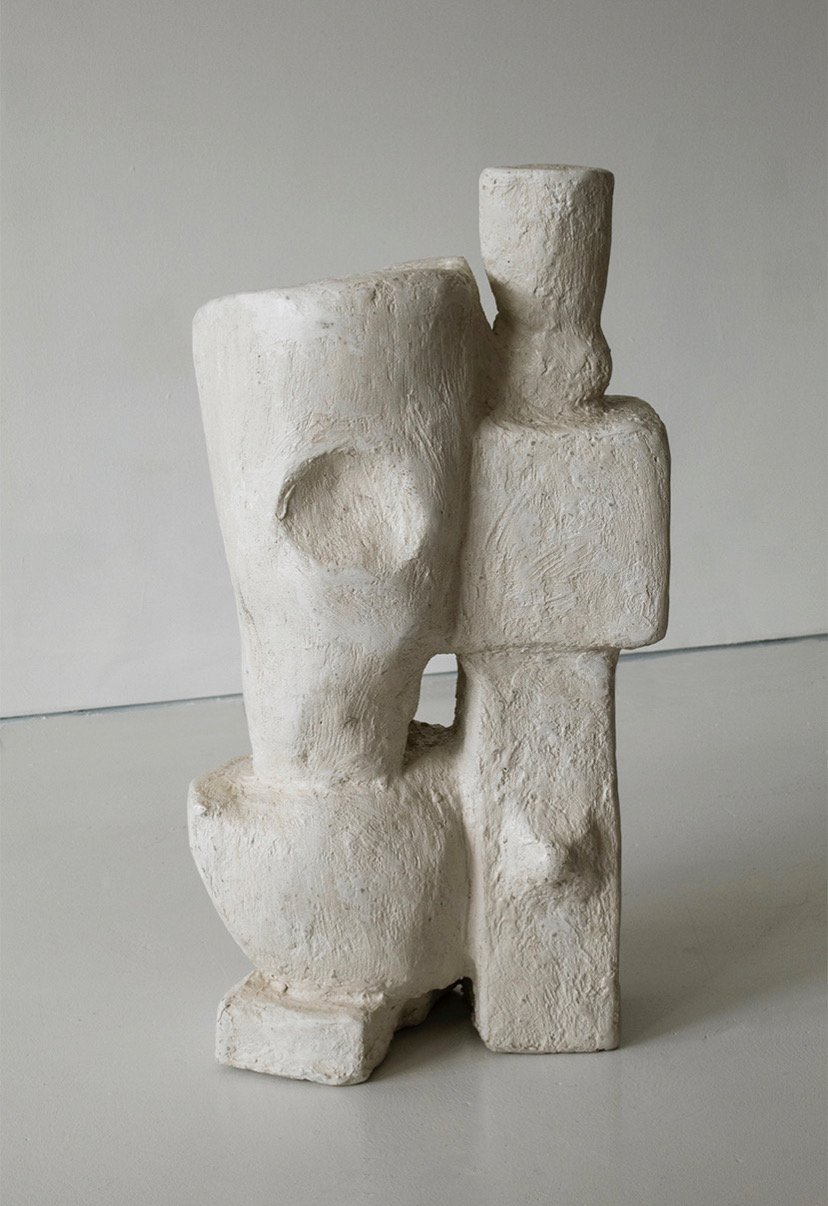    #1551-3d,   2022  Plaster and cement  29 x 10 x 16 in 