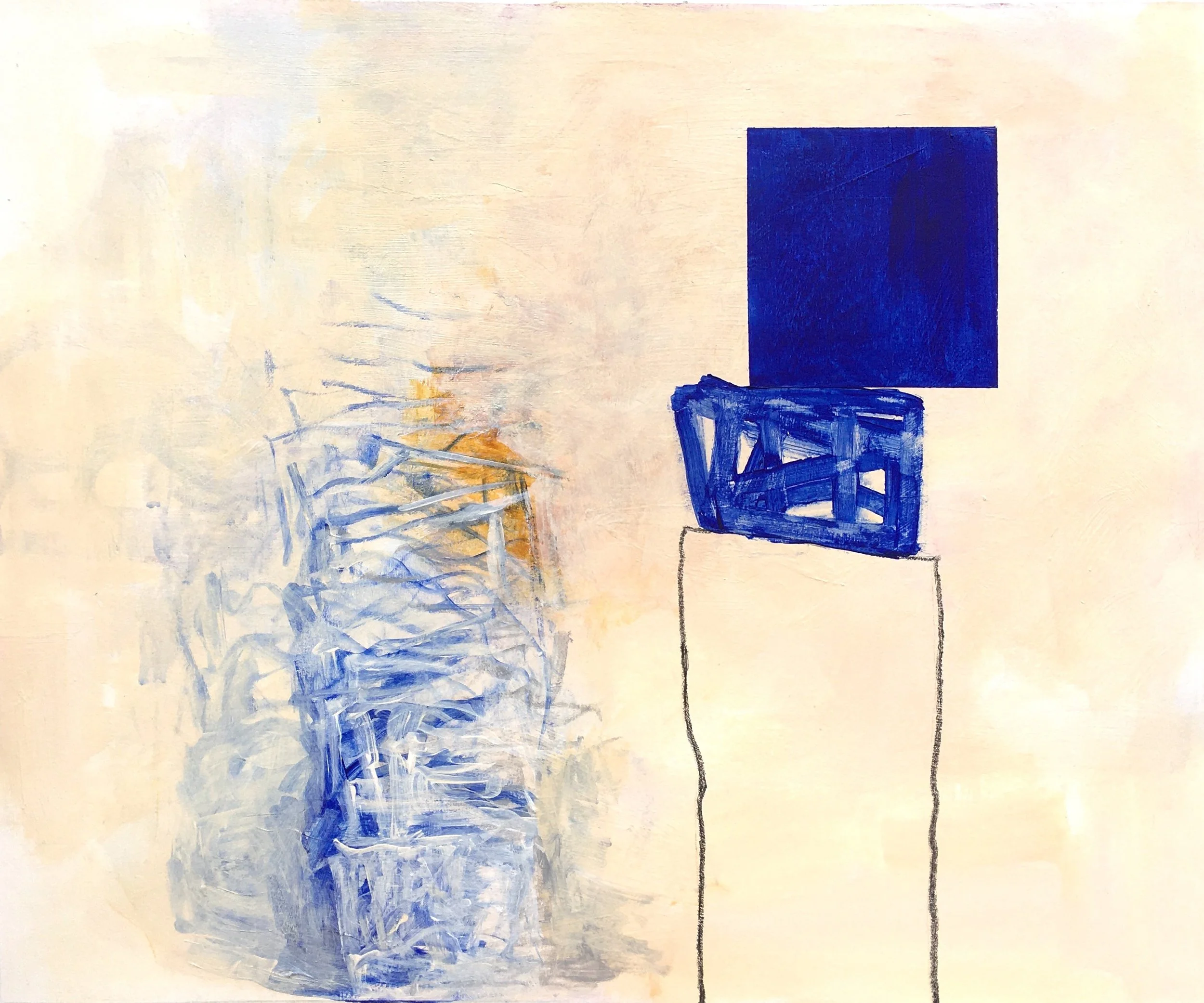    January 26, 2023  , 2023  Acrylic on paper  16.25 x 19.75 in. 