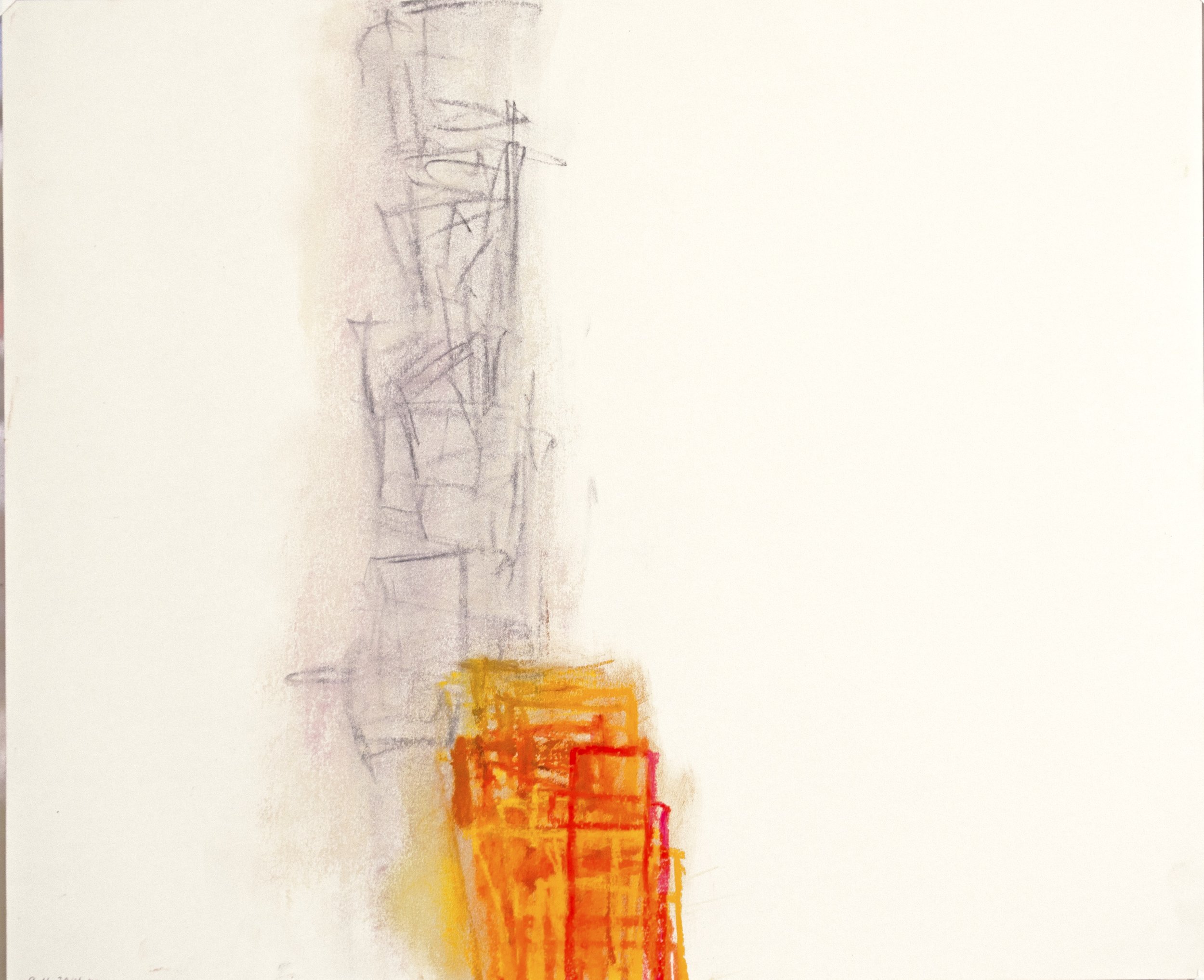    September 16, 2014 no. 1,   2014  Pastel and oil pastel on paper  14 x 17 in 