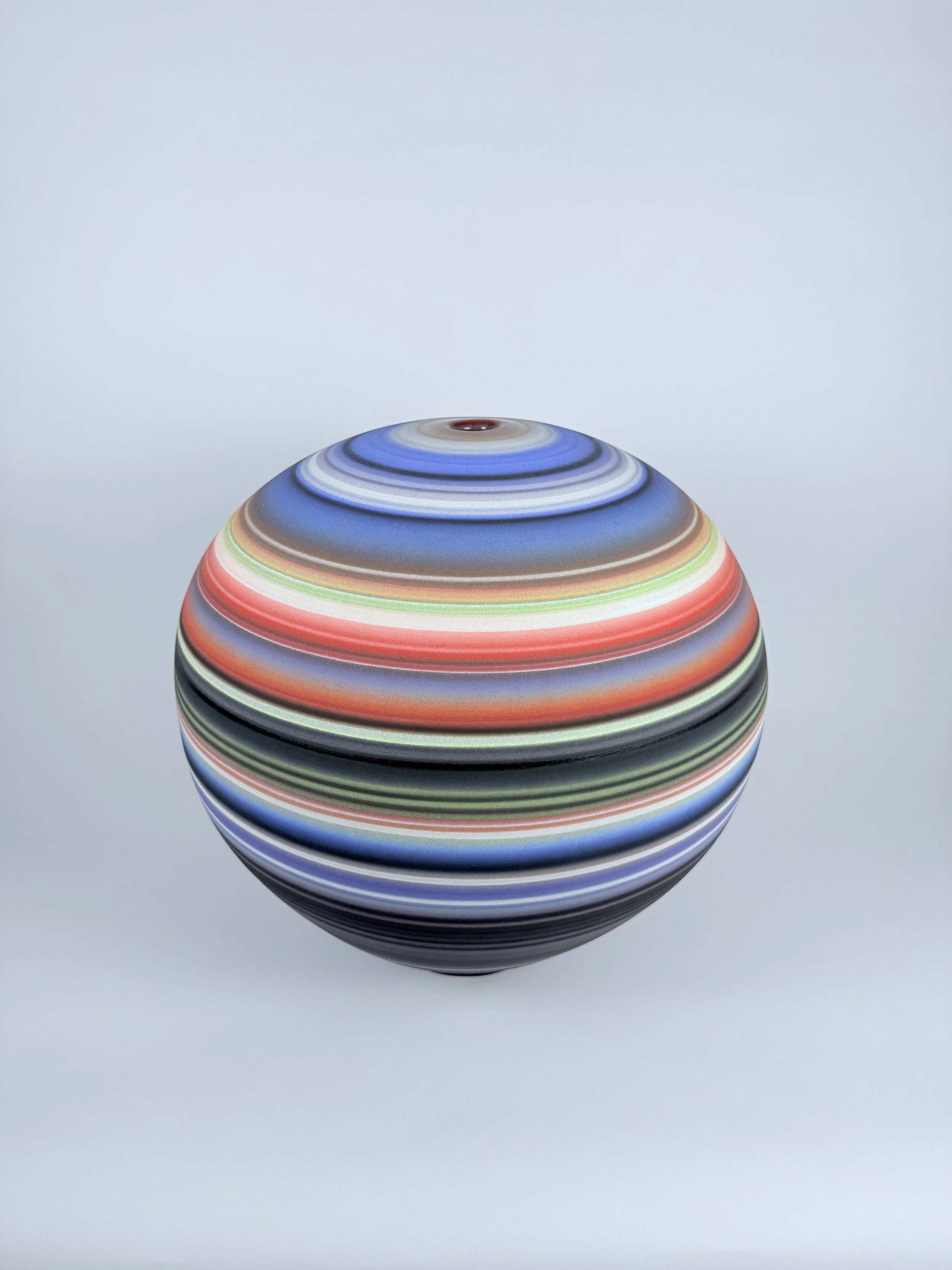    Untitled , 2026  Glazed Earthen ware    17 x 17 x  17 in  