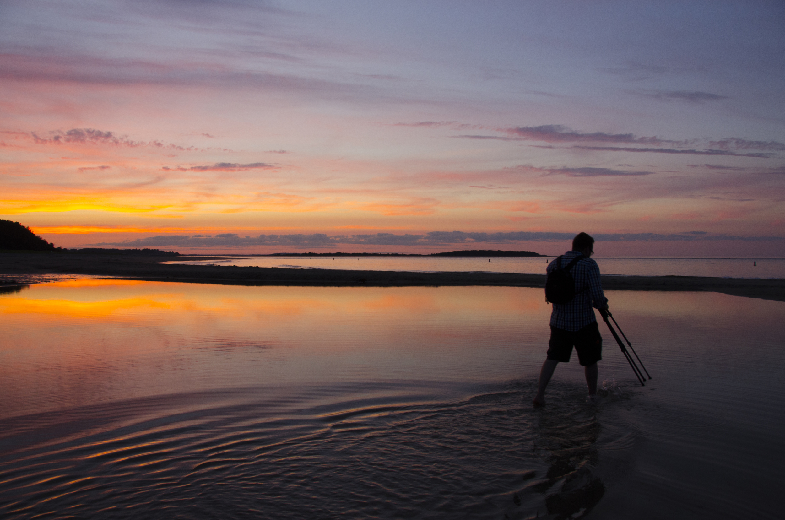 Photographer in the Shallows