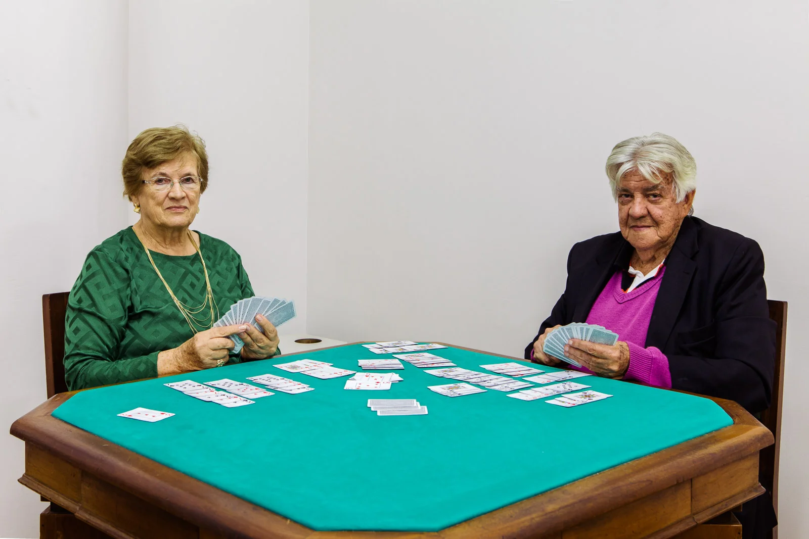 Elsa and Desiderio, born in Brazil, but descendants of Italian parents. Playing most afternoons cards in the Circolo Italiano of São Paulo