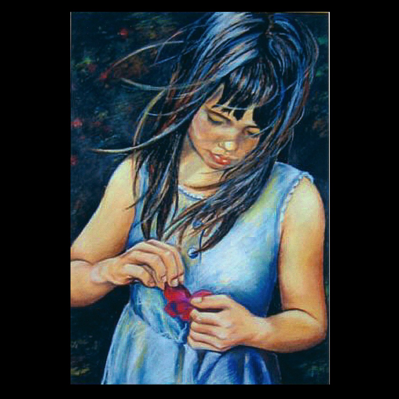 Sarah, Graphite, Colored Pencils, Pastels on Paper, 20x16