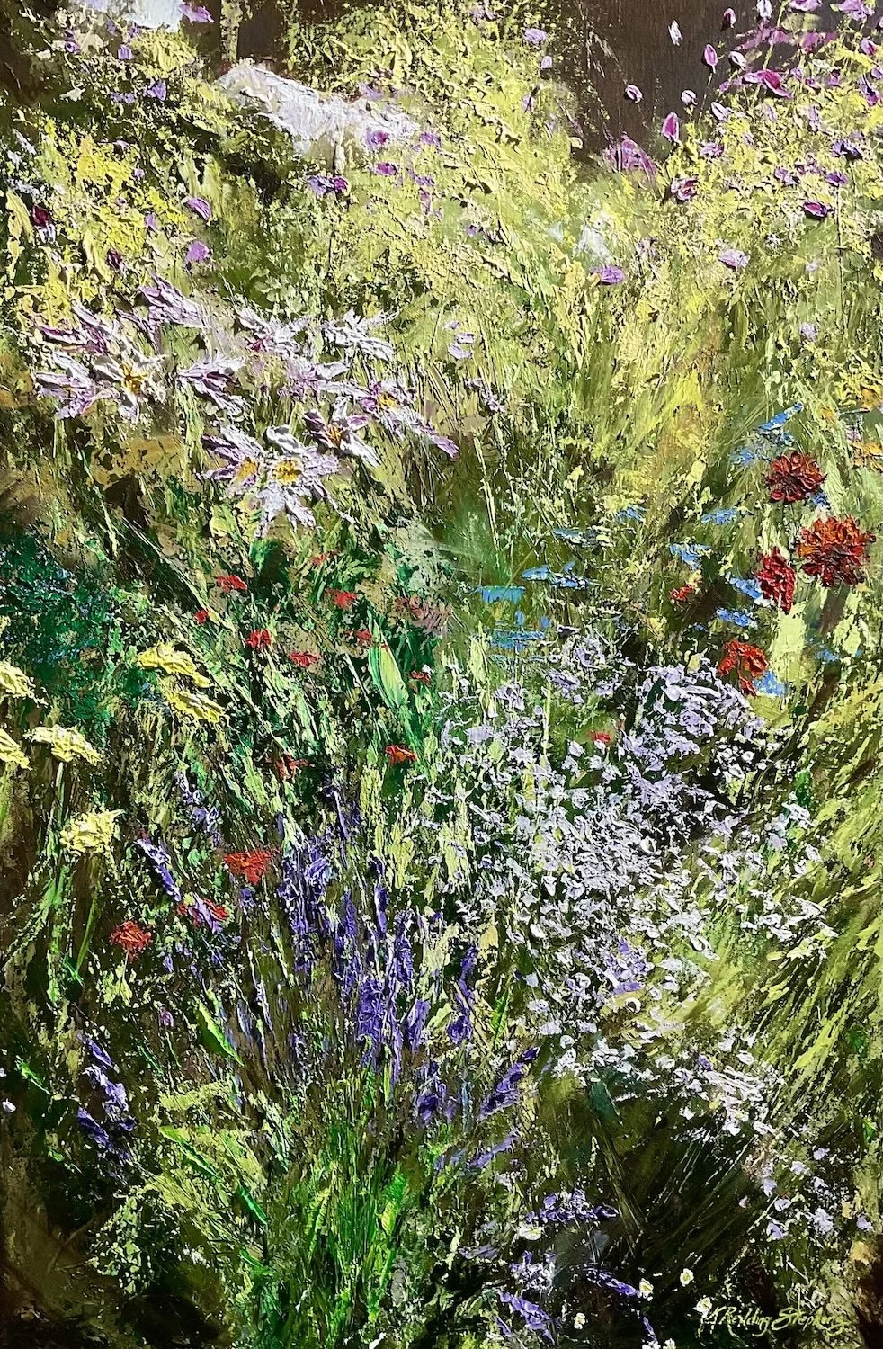 Wildflowers, 2022, Oil on canvas, 36x24