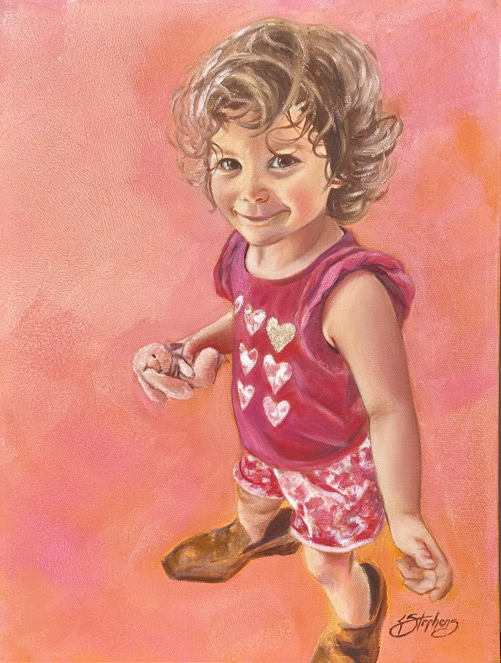 Chloe, Oil on linen, 16x12