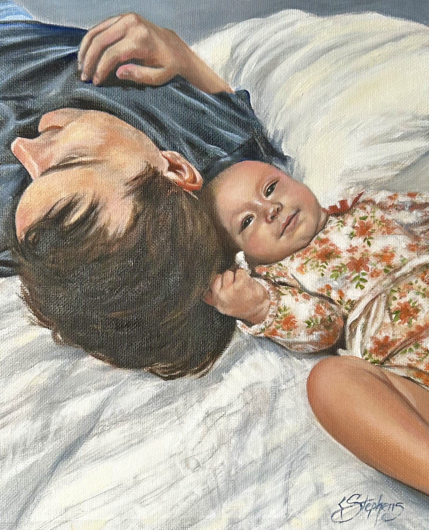 Lily, Oil on Linen, 10x8