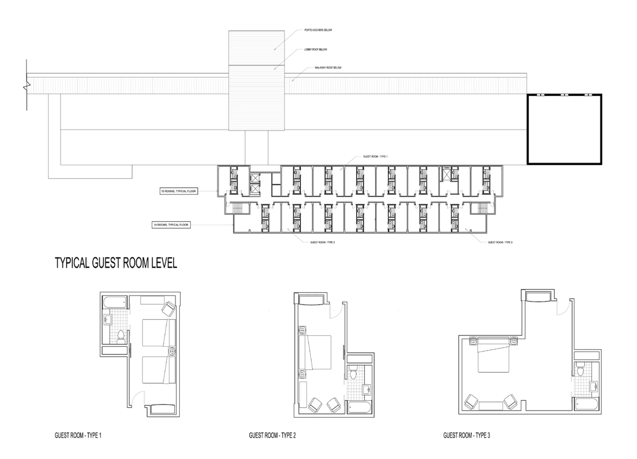 TYPICAL GUESTROOM LAYOUTS