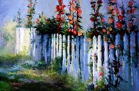 Fence and Flowers