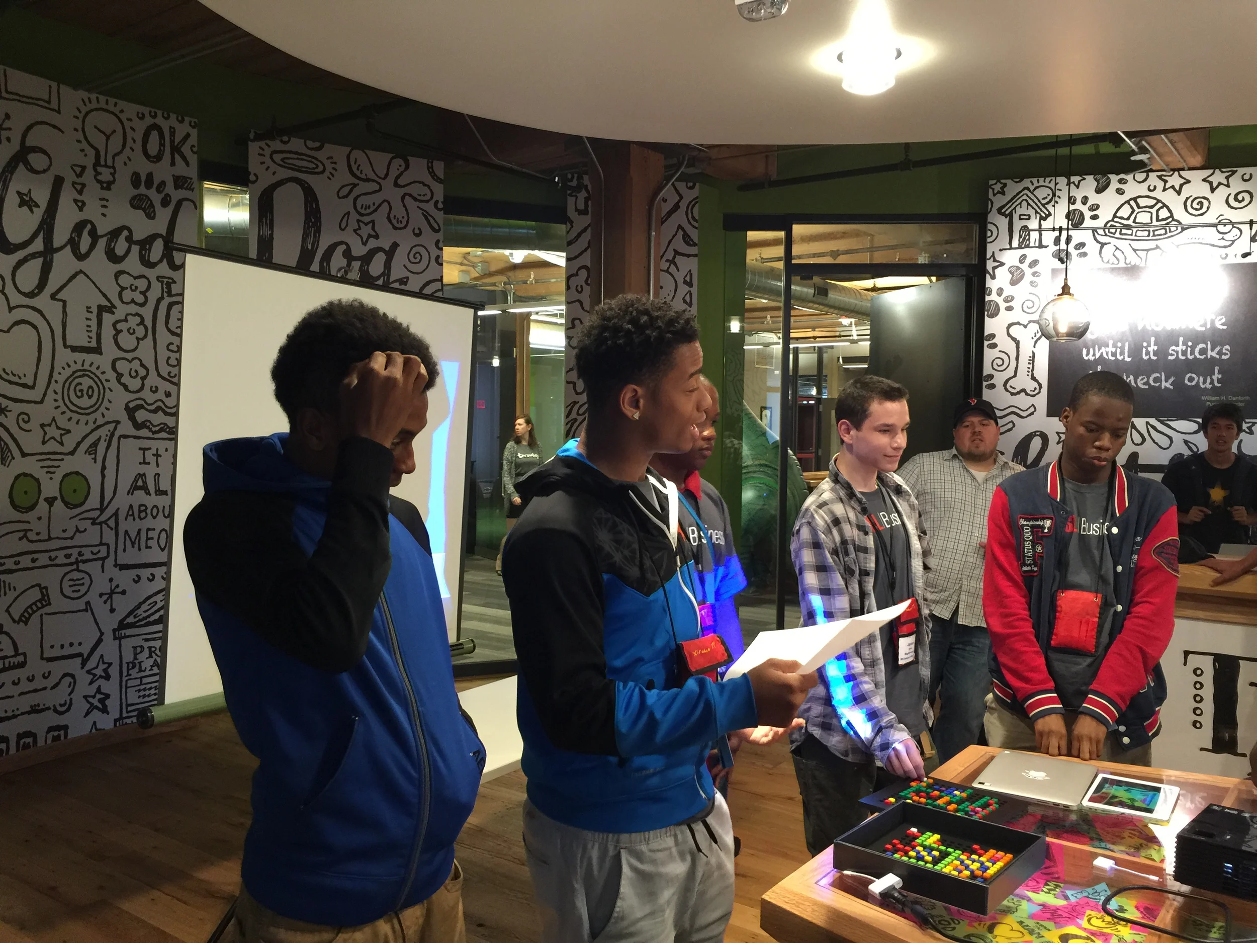 #Bloxels Game Ideas with Xtreme IT @UMSL @downtowntrex