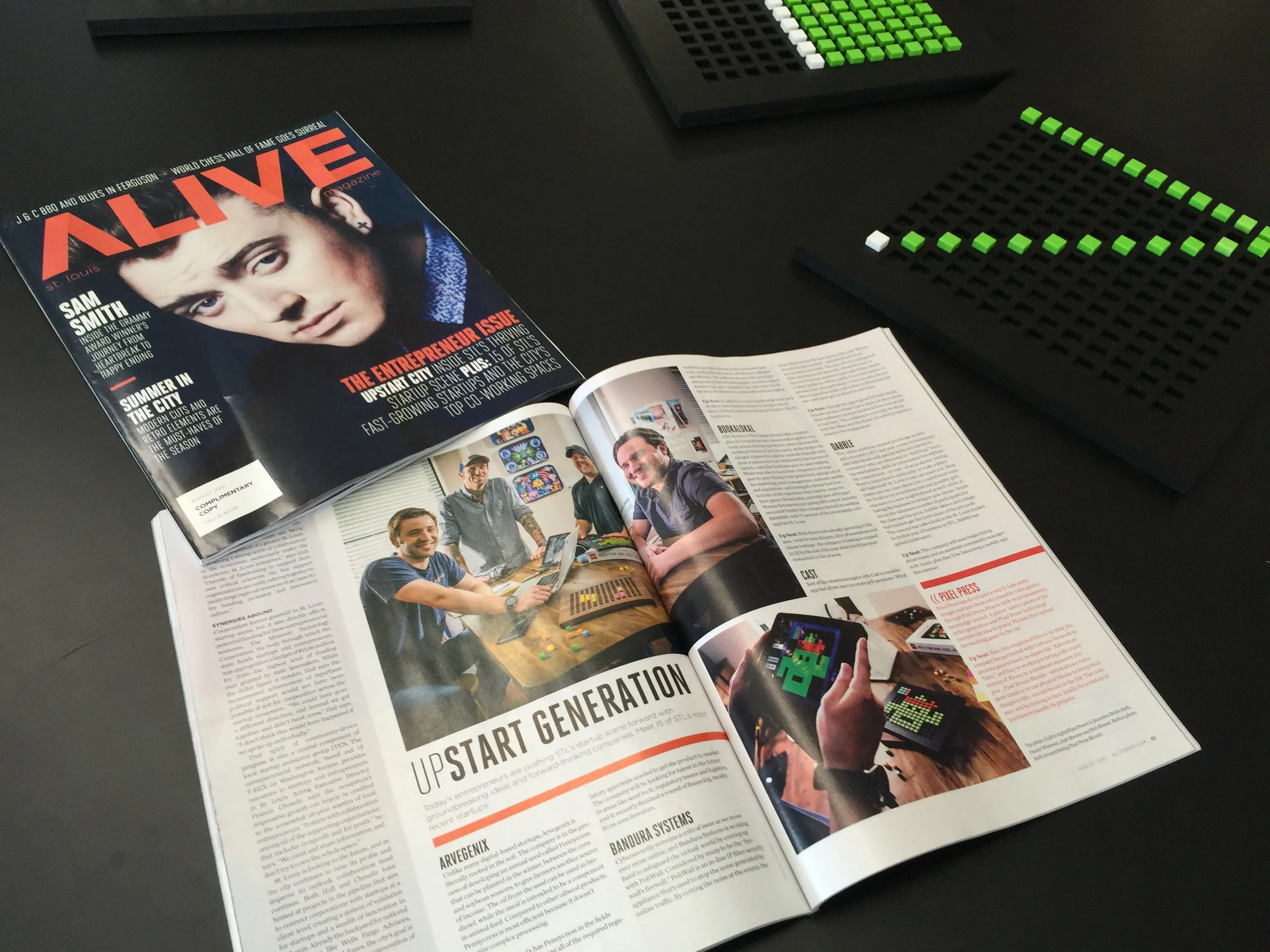 Pixel Press featured in Alive Magazine