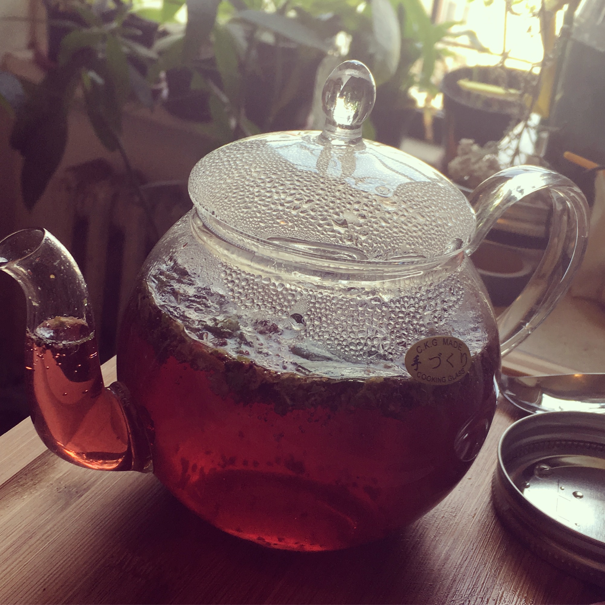 Small Glass Tea Pot