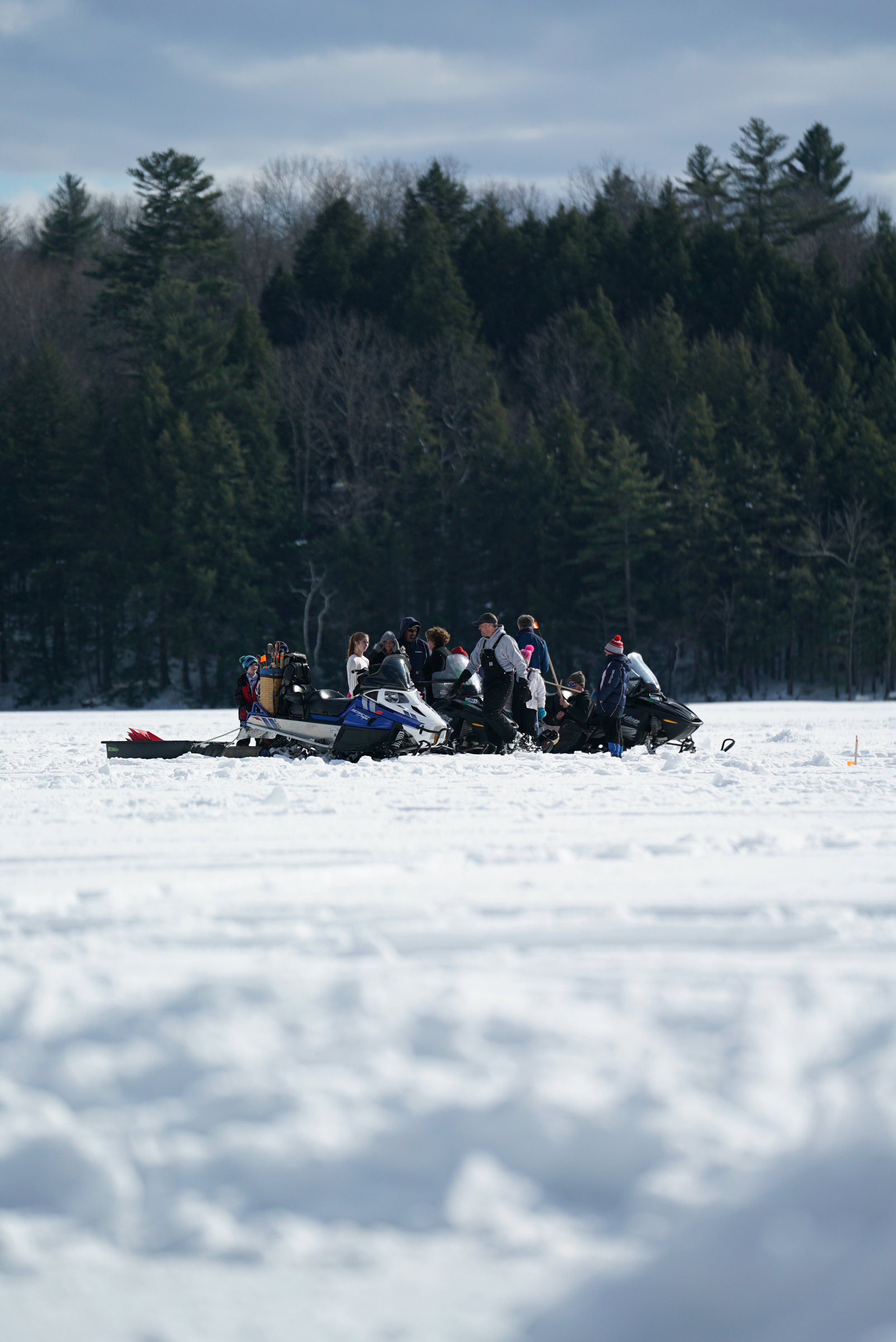 Winter Camp in the Maine Woods!