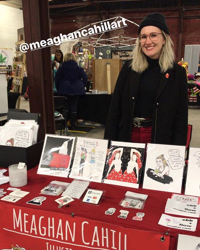 Thank you thank you to everyone who came to @craftynashville yesterday!! Thank you to all who bought something, followed me on Instagram, or just stopped to have a conversation, every interaction means the LITERAL world to me. Please continue to shop