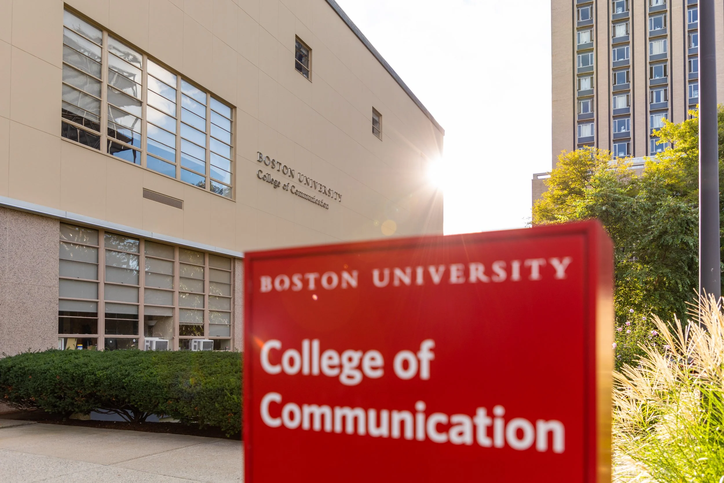 Photo of Boston University's College of Communication building