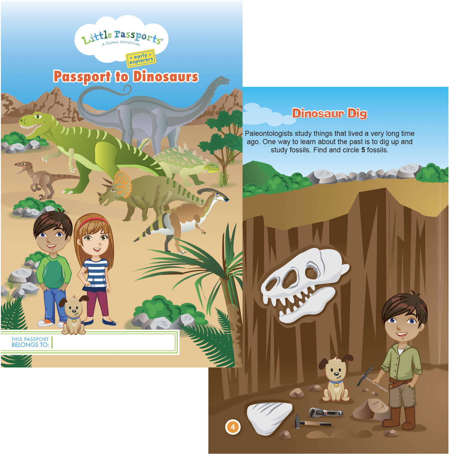 Dinosaur booklet