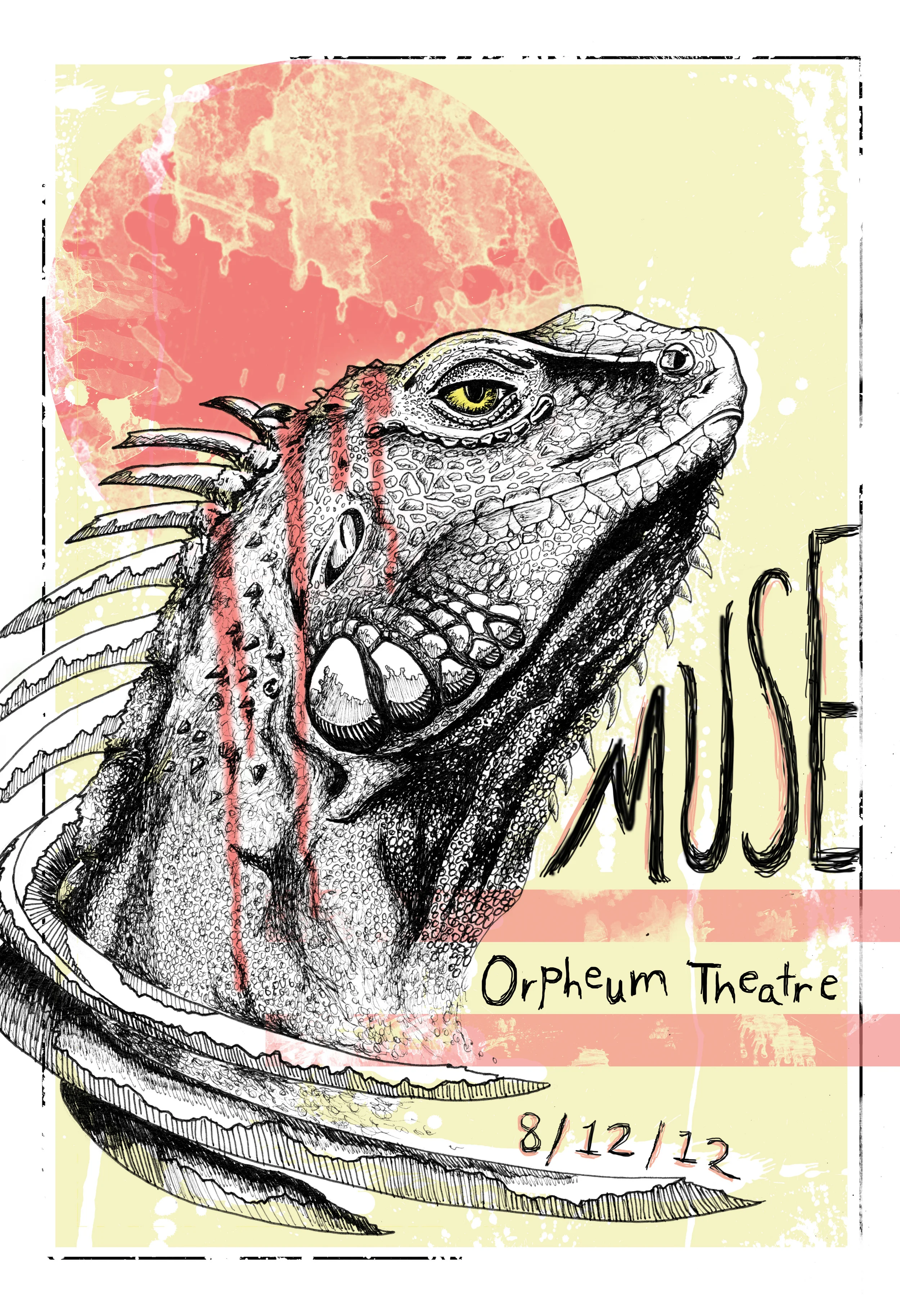 Muse Tour Poster
