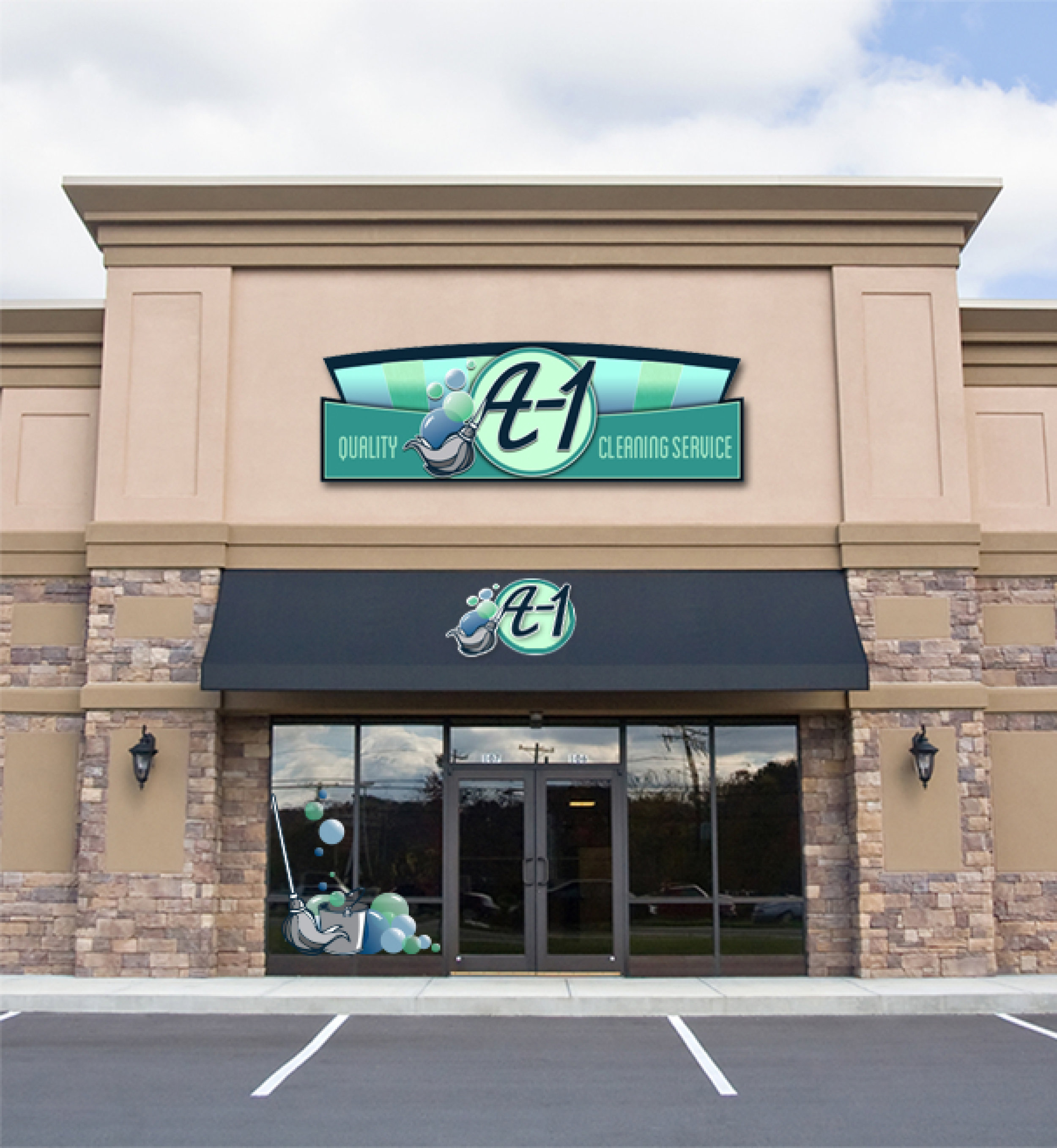 Storefront Signage/Logo/Window Decal Installation Demonstration