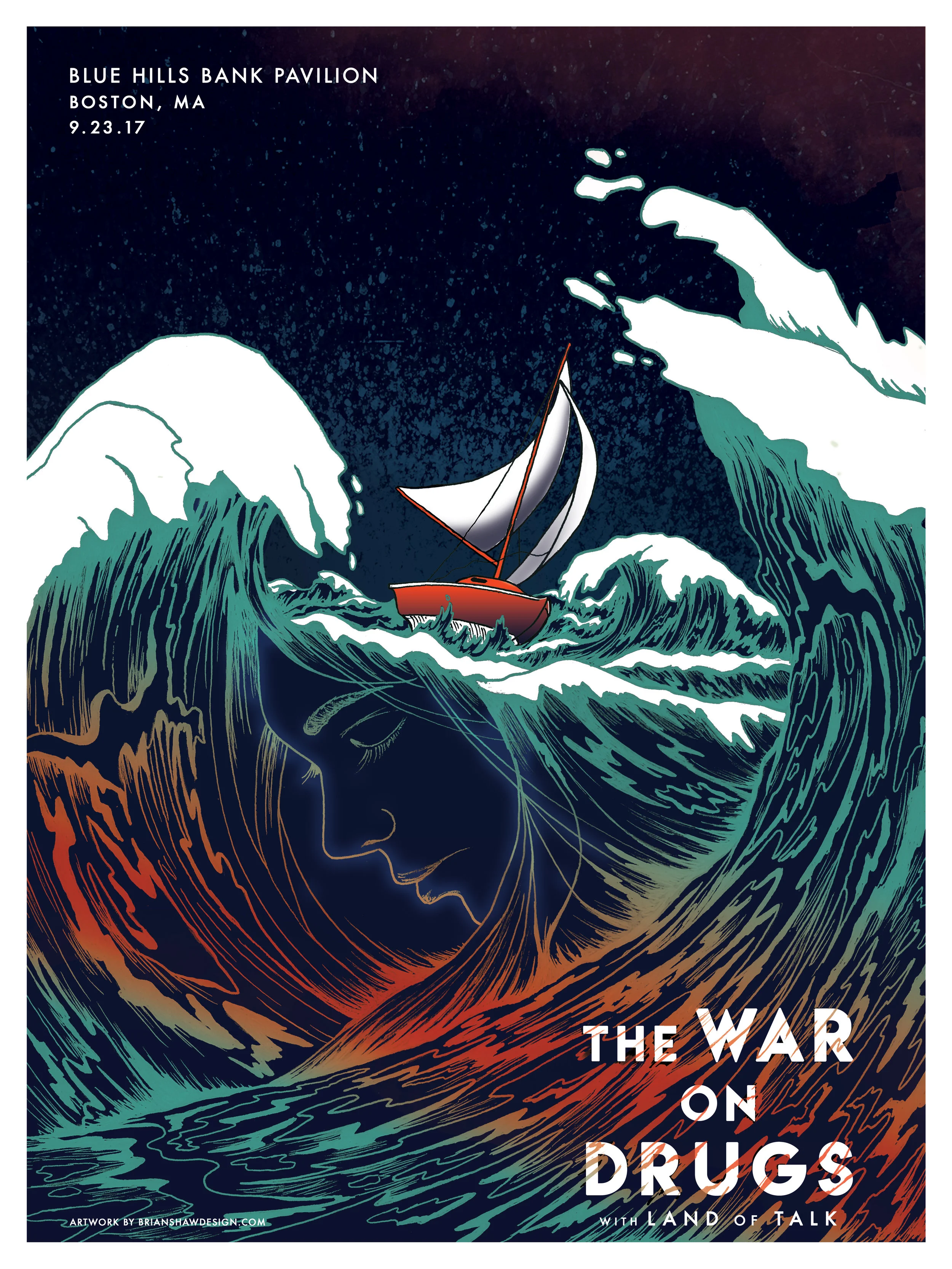 The War on Drugs Tour Poster