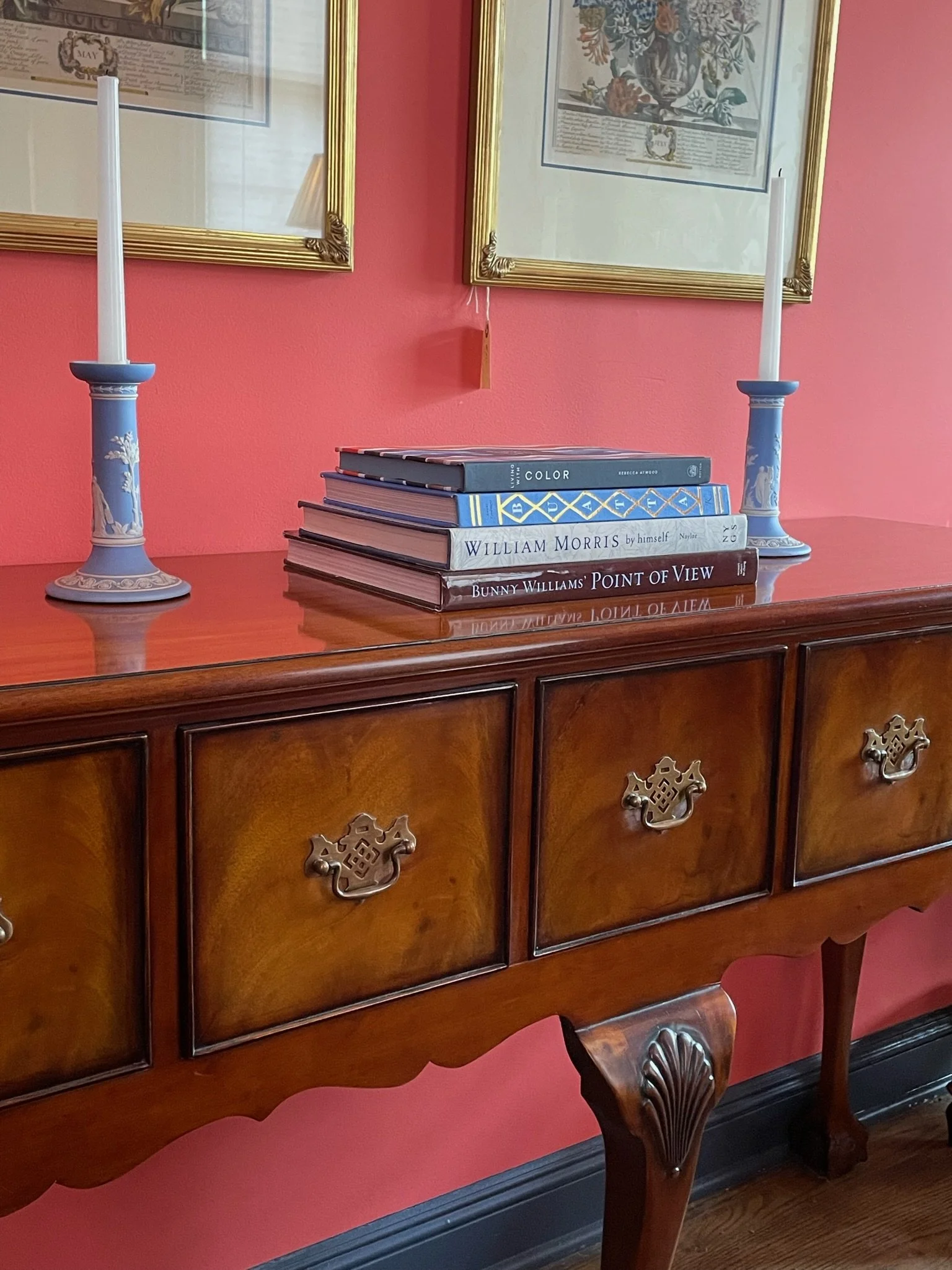 Mahogany side table. Bespoke and Custom furniture store Morristown and New York City. Custom tables and custom sofas can be built with RBF.