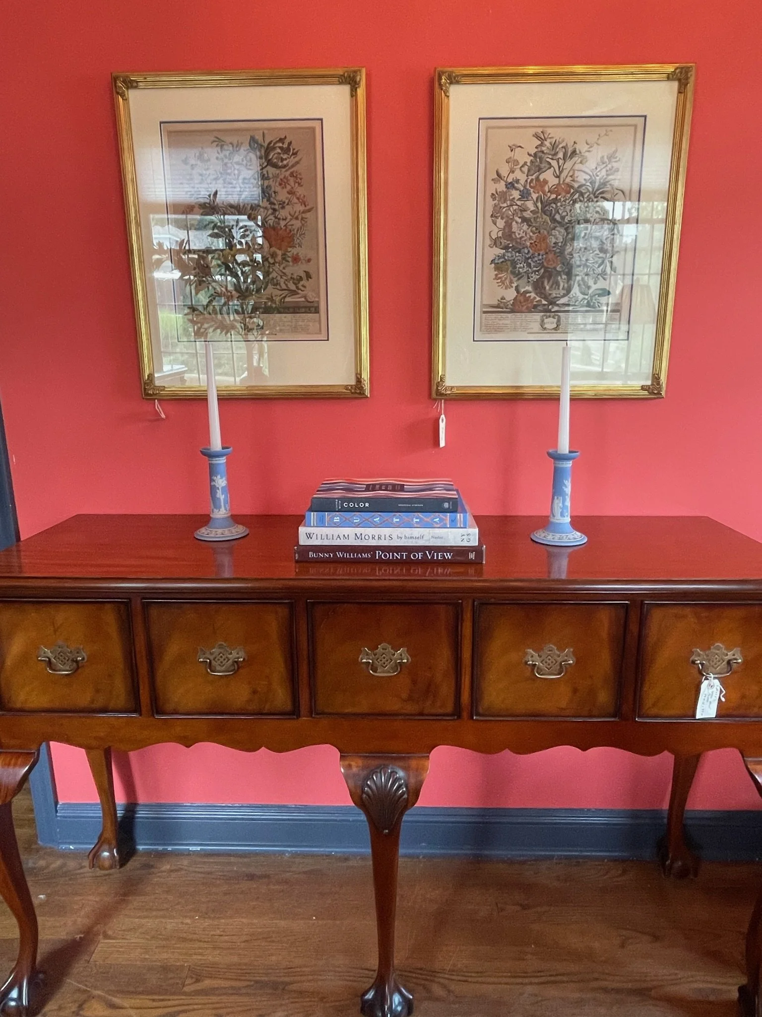 Mahogany side table. Bespoke and Custom furniture store Morristown and New York City. Custom tables and custom sofas can be built with RBF.