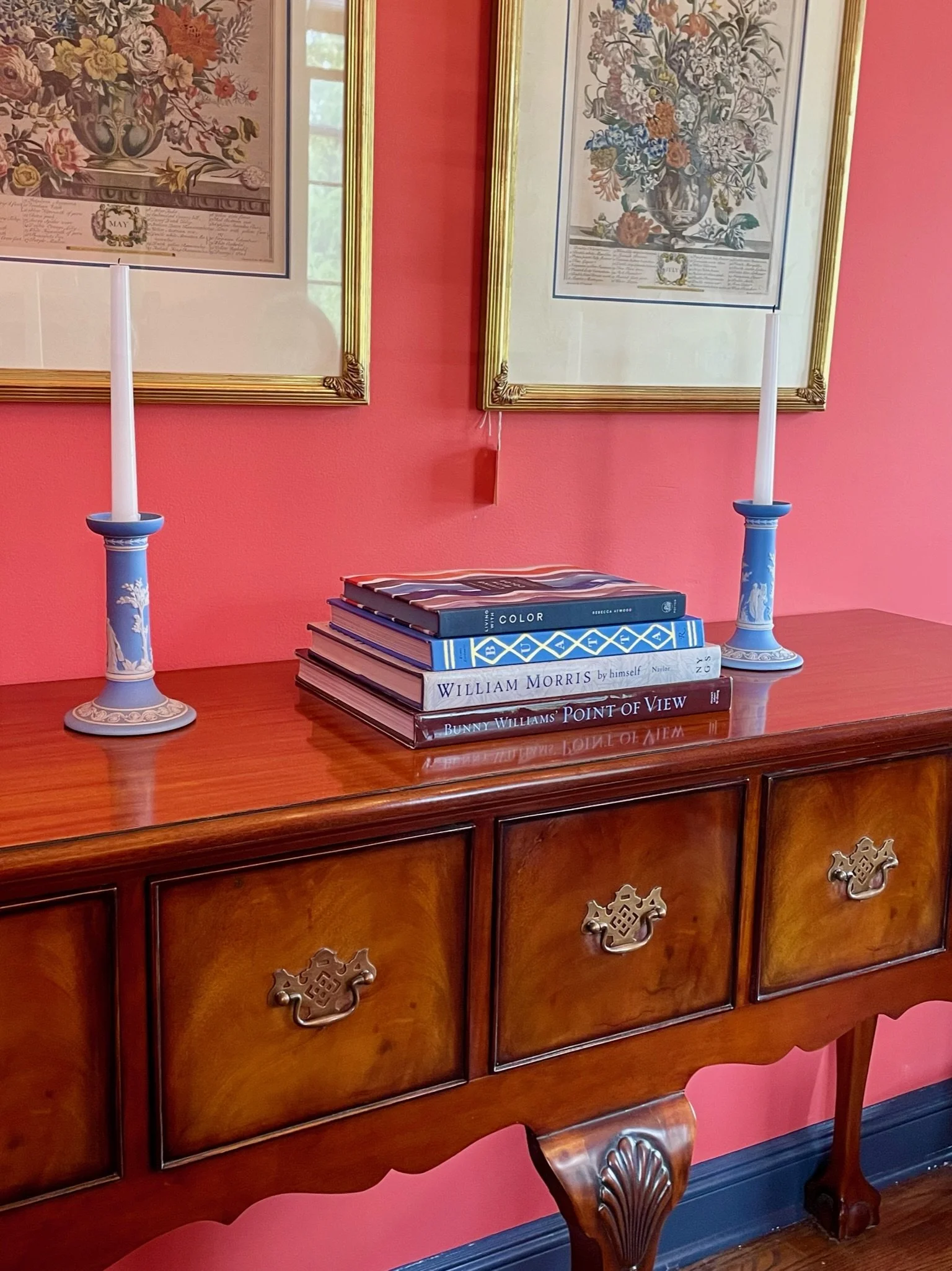 Mahogany side table. Bespoke and Custom furniture store Morristown and New York City. Custom tables and custom sofas can be built with RBF.