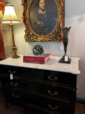 French Dresser Black Lacquer - Richard Bevan Furniture  Richard Bevan  Furniture