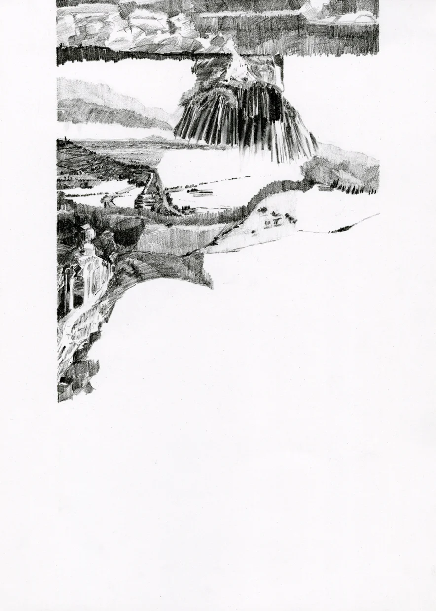 2006 — graphite in sketchbook — Castiglione Fiorentino, Italy