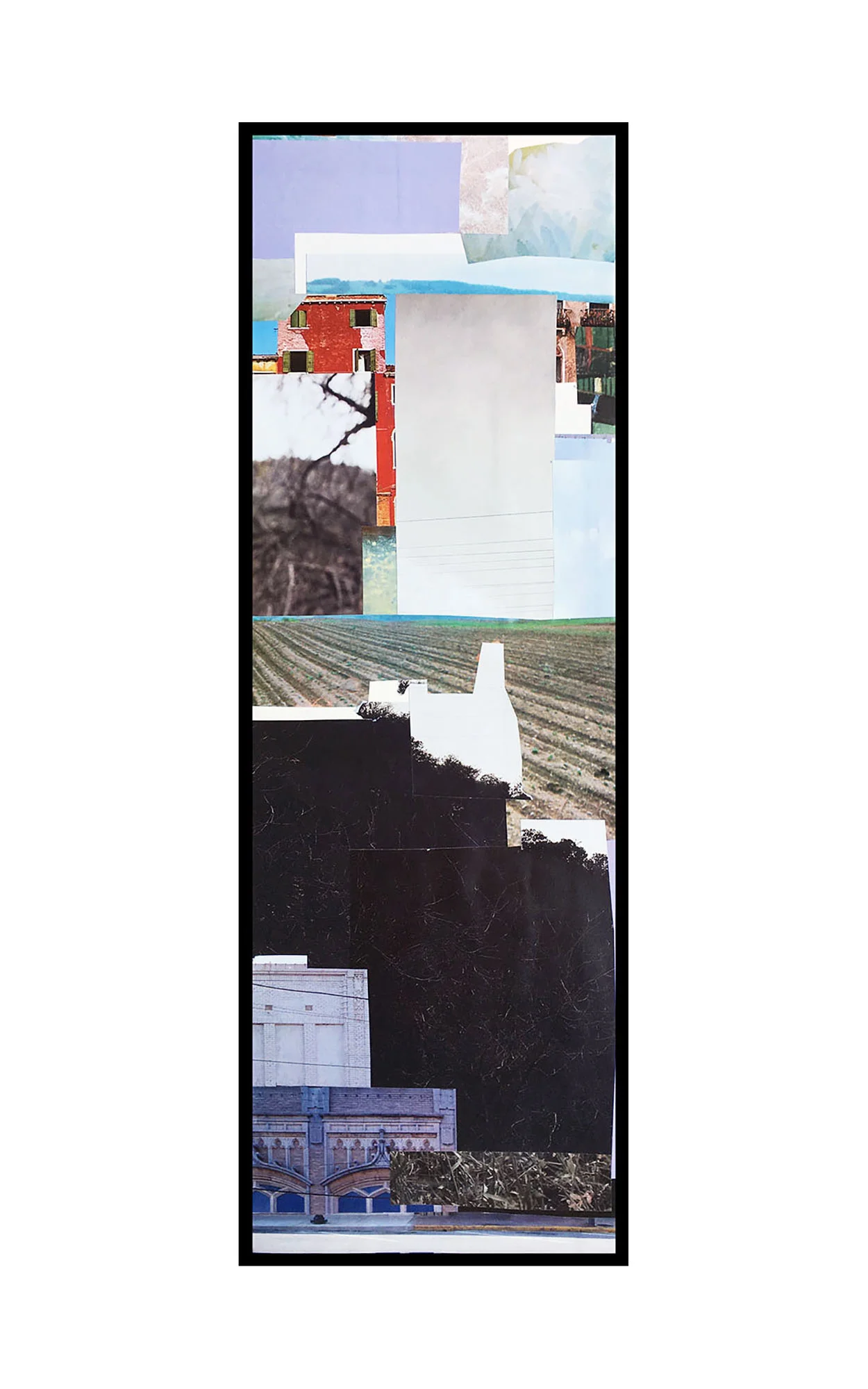 2014 — collaged paper