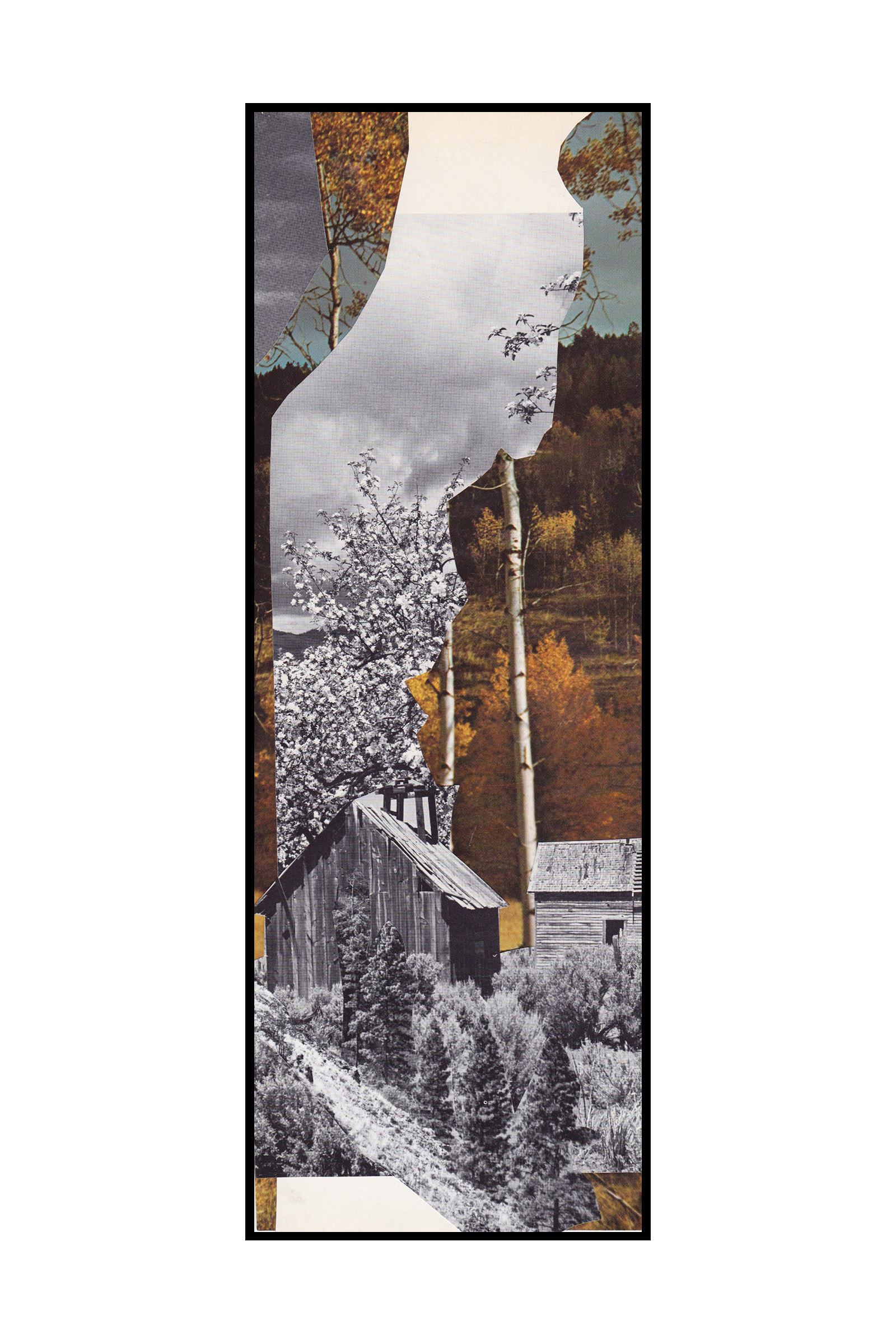  2015 — collaged paper 