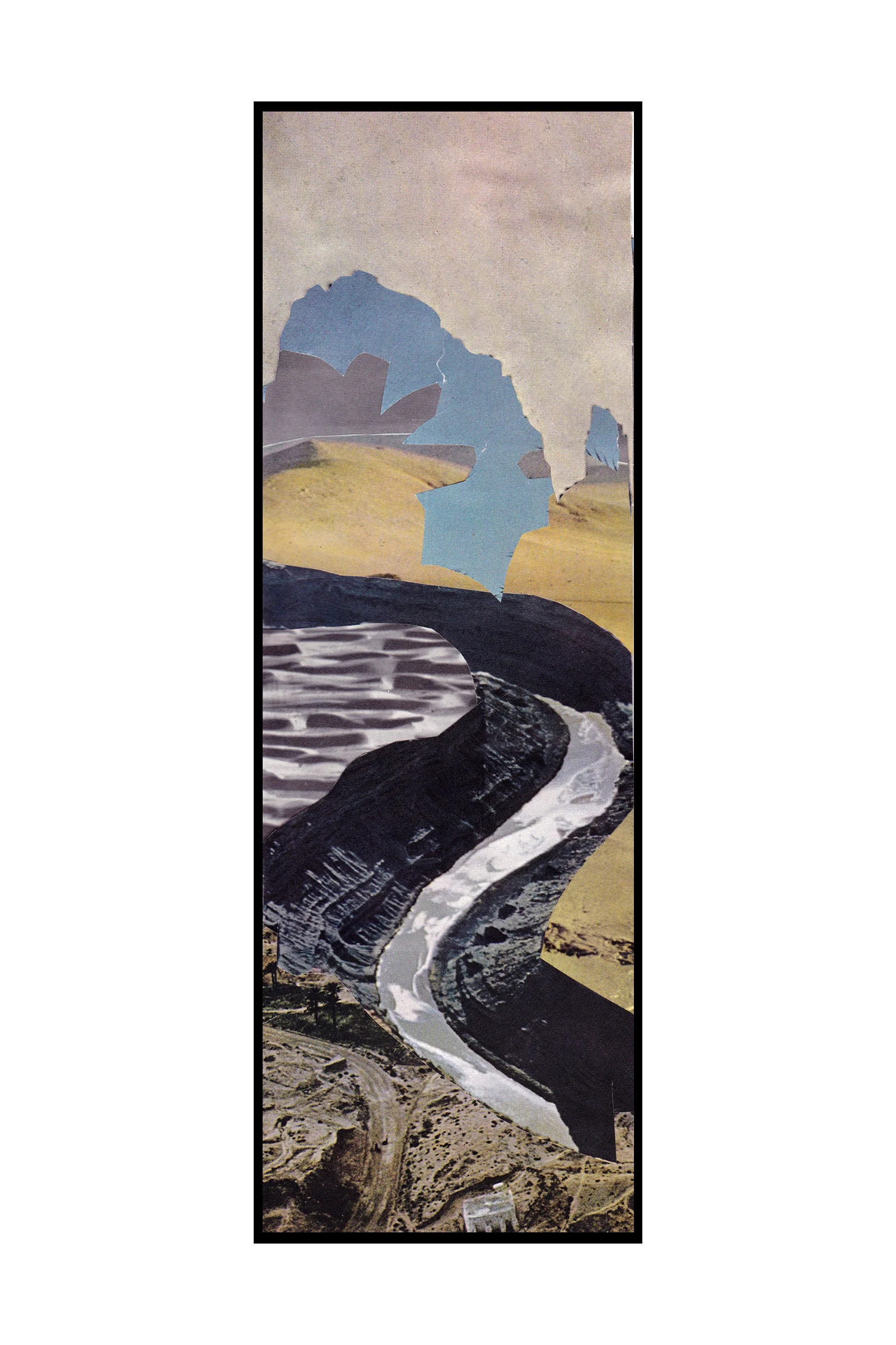  2015 — collaged paper 
