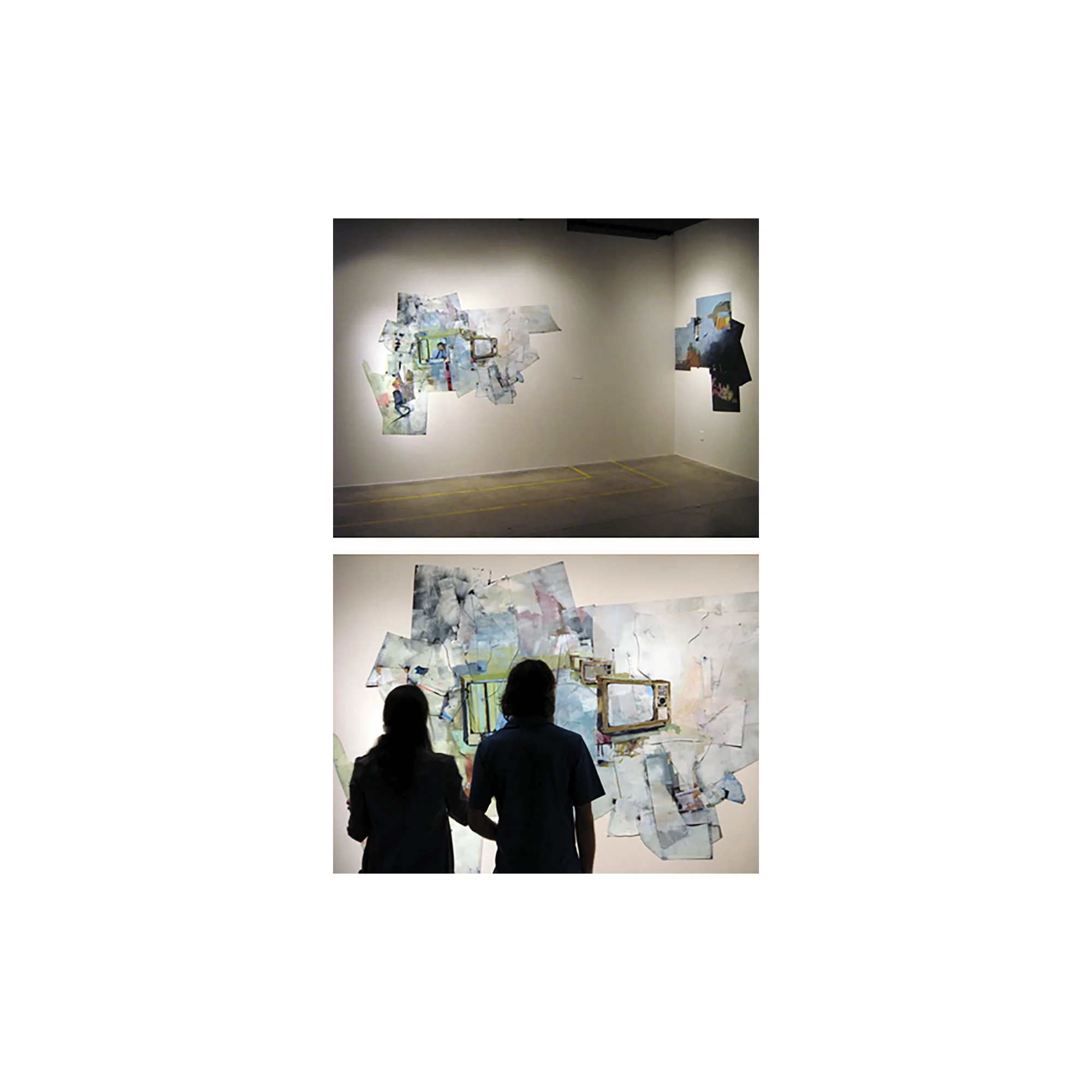 Two Paintings (Installation View)