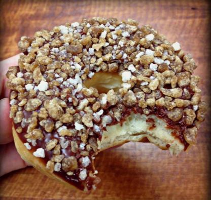 Tim Horton's Salted Caramel Donut....so darn goood!