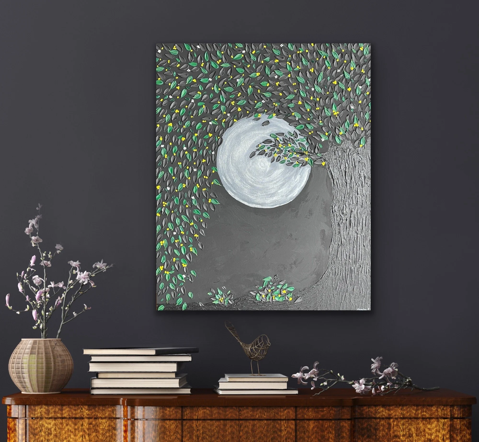 Lemon Tree At Night