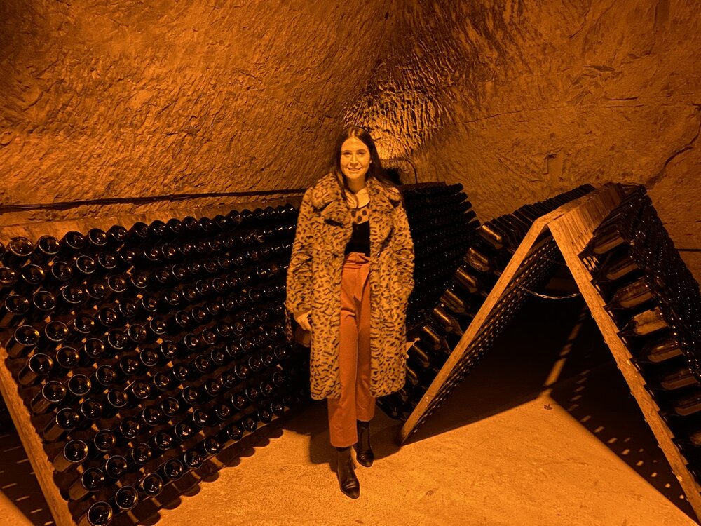 Champagne Taittinger Tour - Reims France - Top Things to Do - in the caves Travel and Champagne.jpg