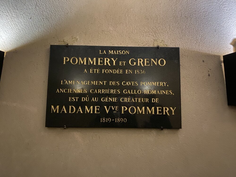 Champagne Pommery Reims - Best Places to Visit in Champagne France Reims - Travel and Champagne - Pommery Greno Plaque.jpg