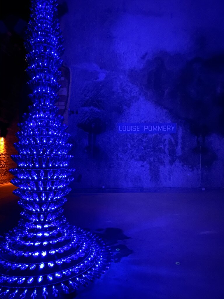 Champagne Pommery Reims - Lighted Bottles Blue.jpg