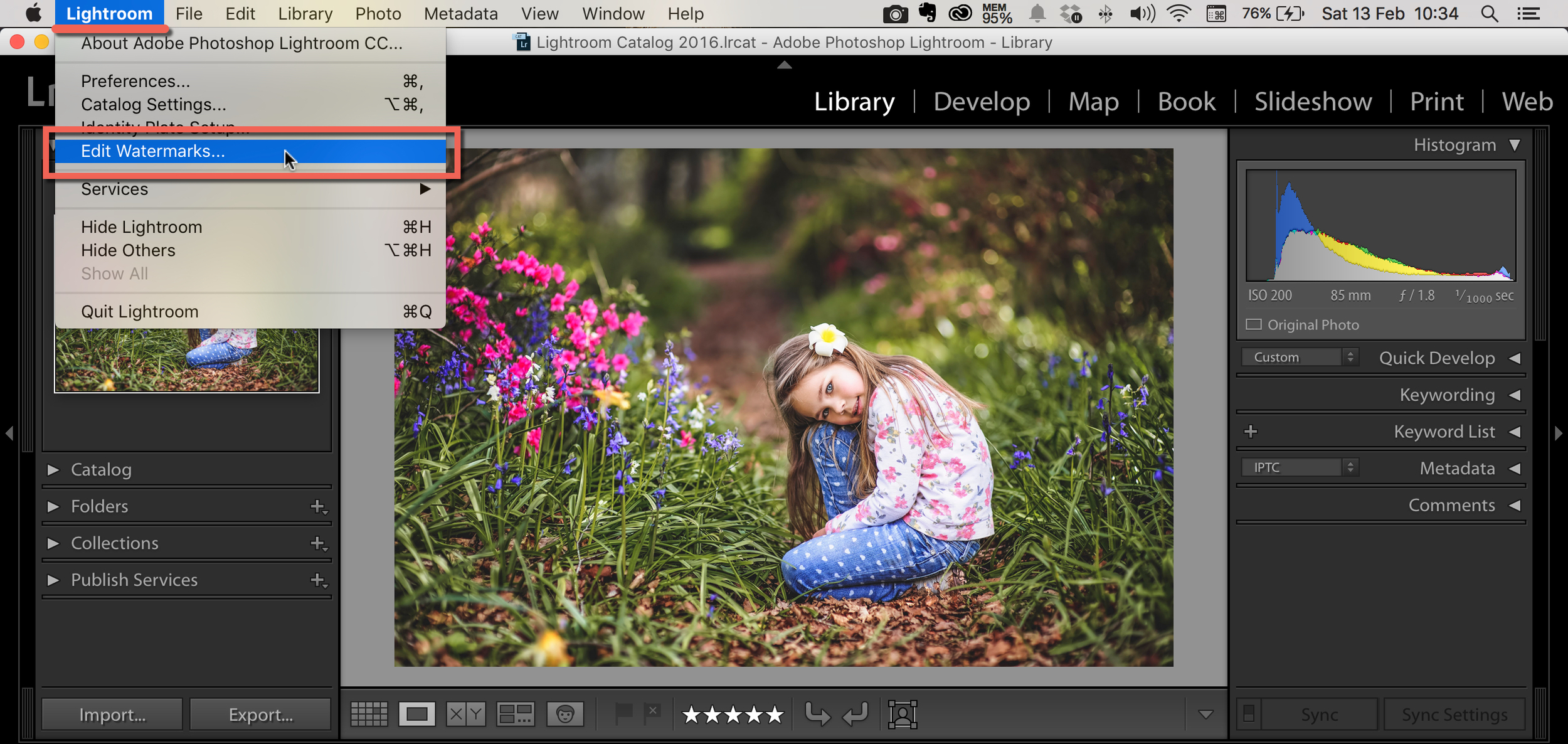 How To Watermark Your Photos In Lightroom