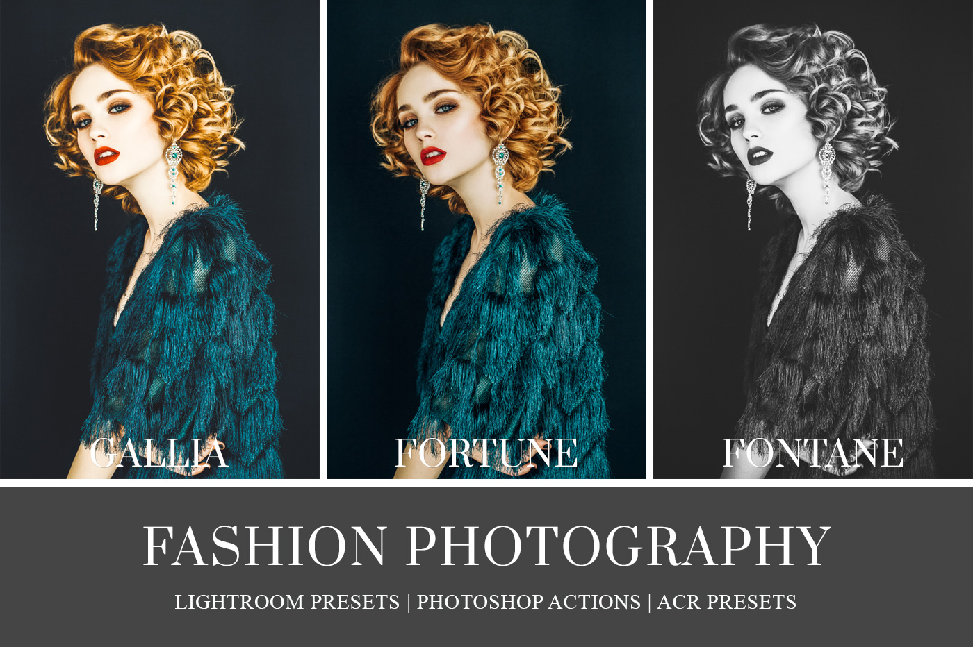 Fashion Actions and Lightroom Presets