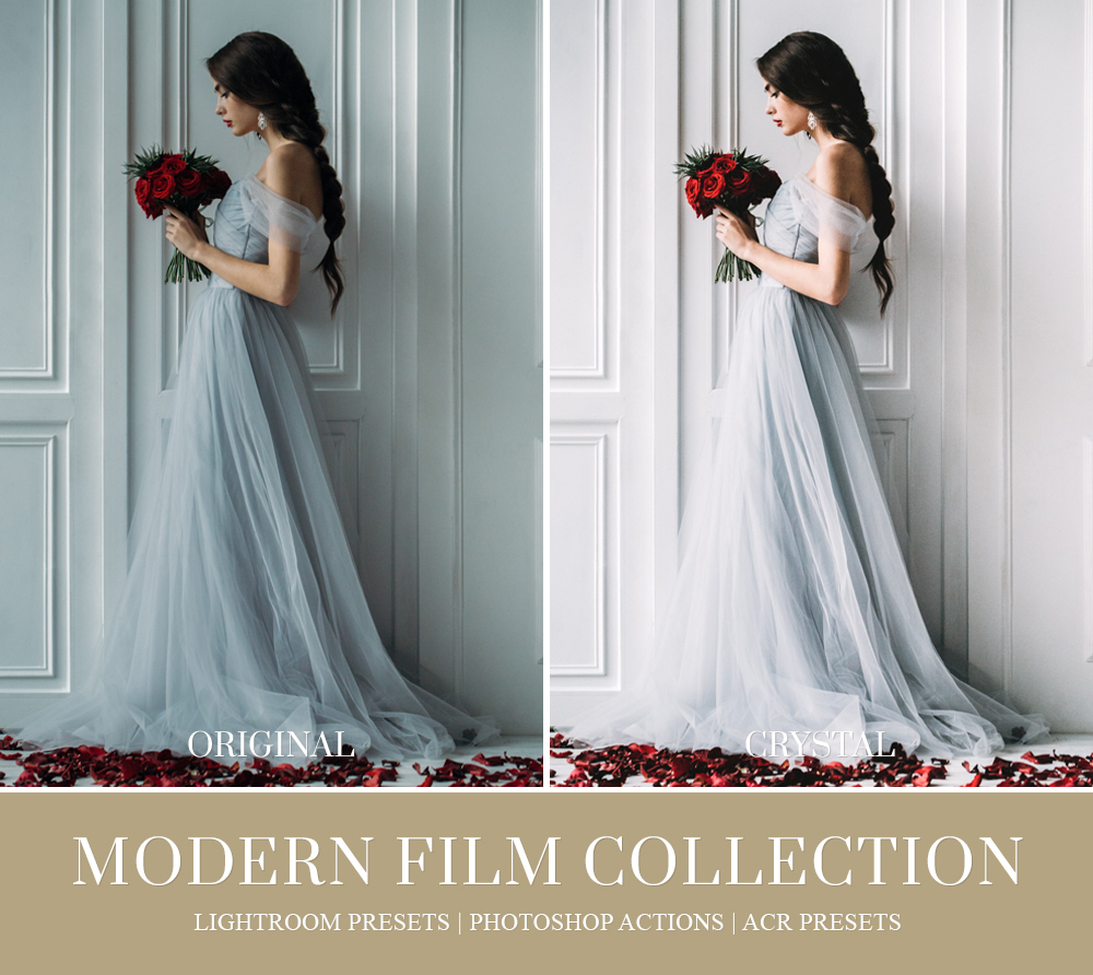 Film inspired lightroom preset for wedding photography