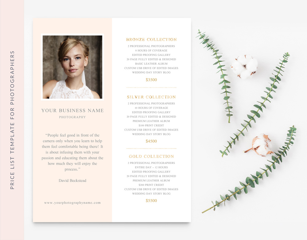 INVESTMENT GUIDE PSD TEMPLATE FOR PHOTOGRAPHER