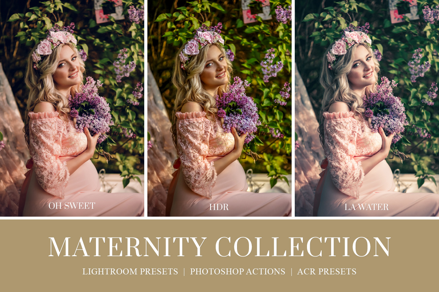 Pregnancy photography Lightroom presets