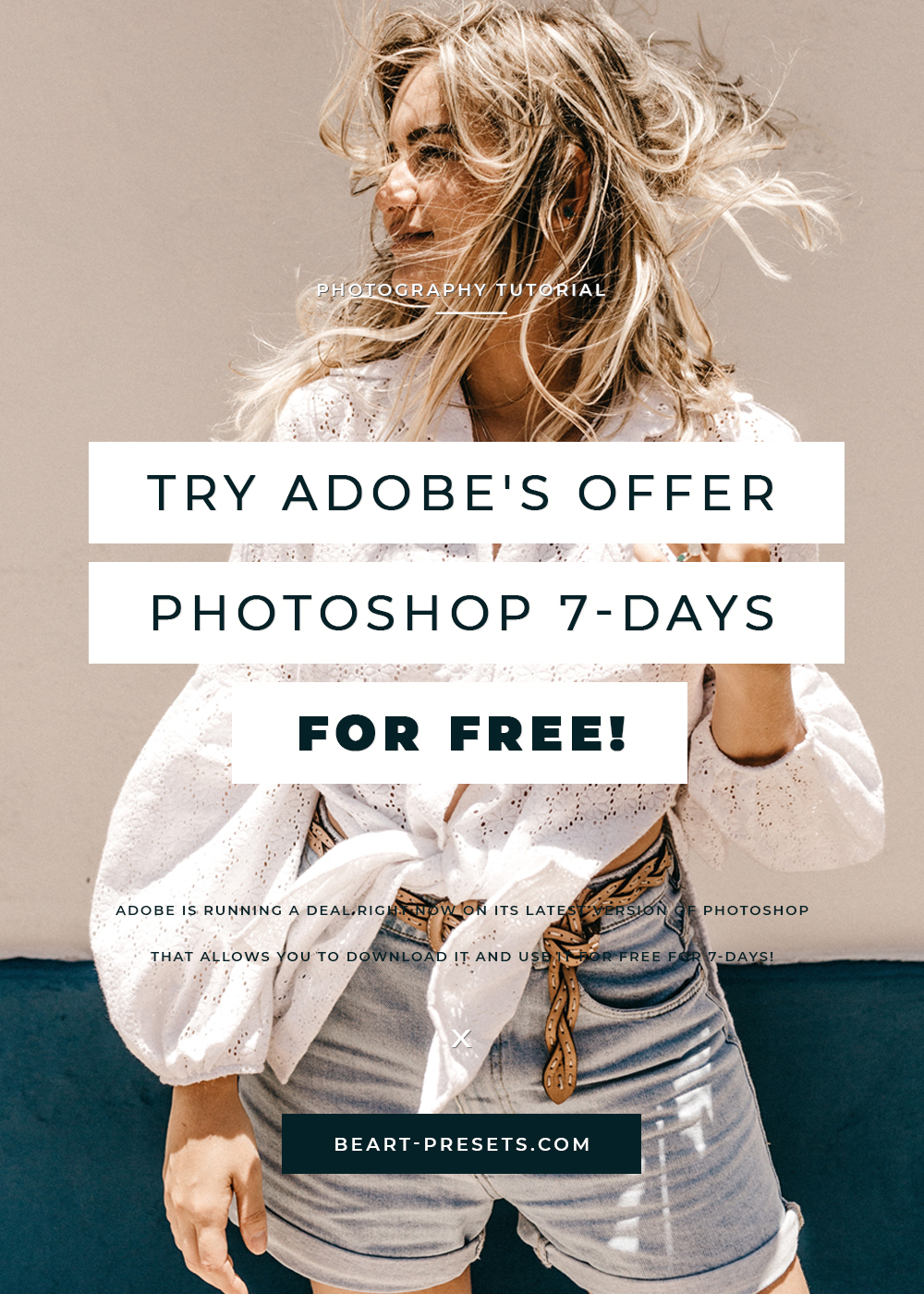Try Adobe's offer: Photoshop 7-days for free!