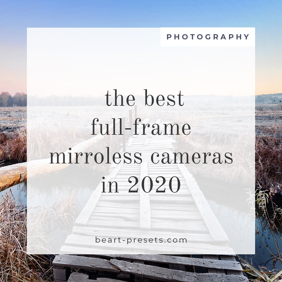 Here are the best Full-frame Mirrorless Cameras in 2020