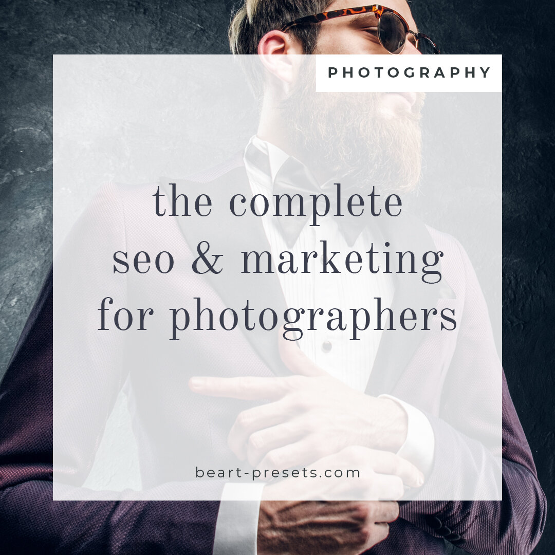 The complete seo and Marketing for Photographers