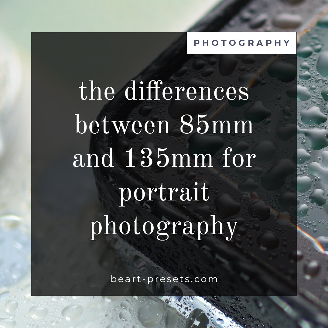 The differences between 85mm and 135mm for portrait photography