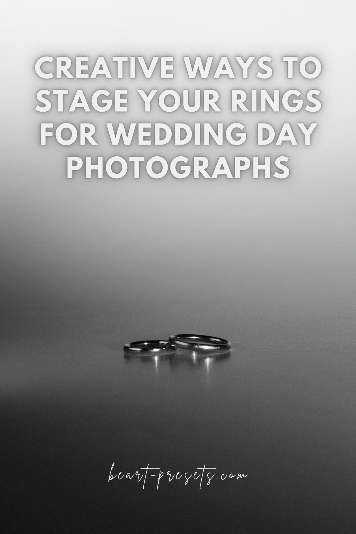 Creative Ways to Stage Your Rings for Wedding Day Photographs