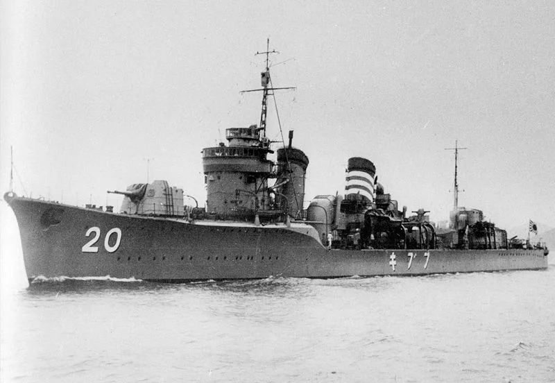 Fubuki, lead ship of her class.